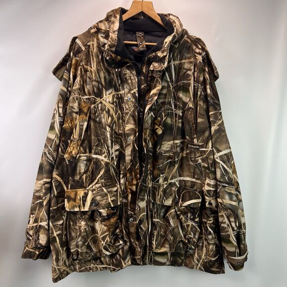 Dickies Other - Dickies Men’s 2XL Insulated Camouflage Hooded Jacket Full Zip Workwear FLAW